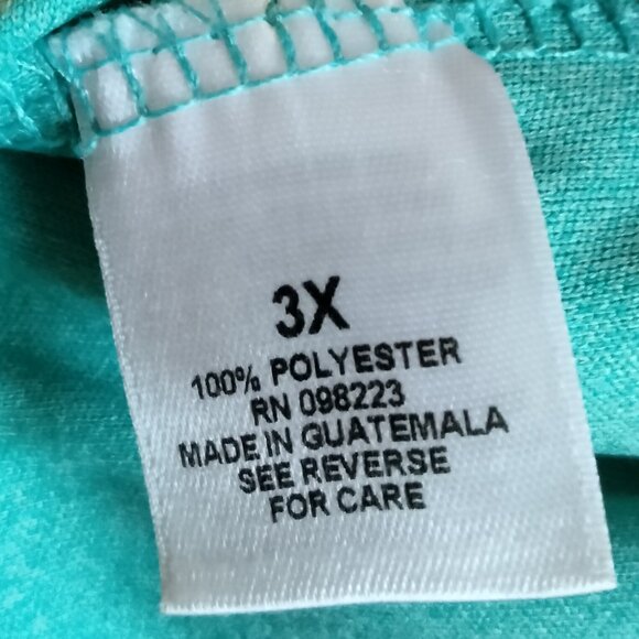 Magellan Outdoors Teal Long Sleeve Tee! SPF Fabric! - Picture 8 of 8